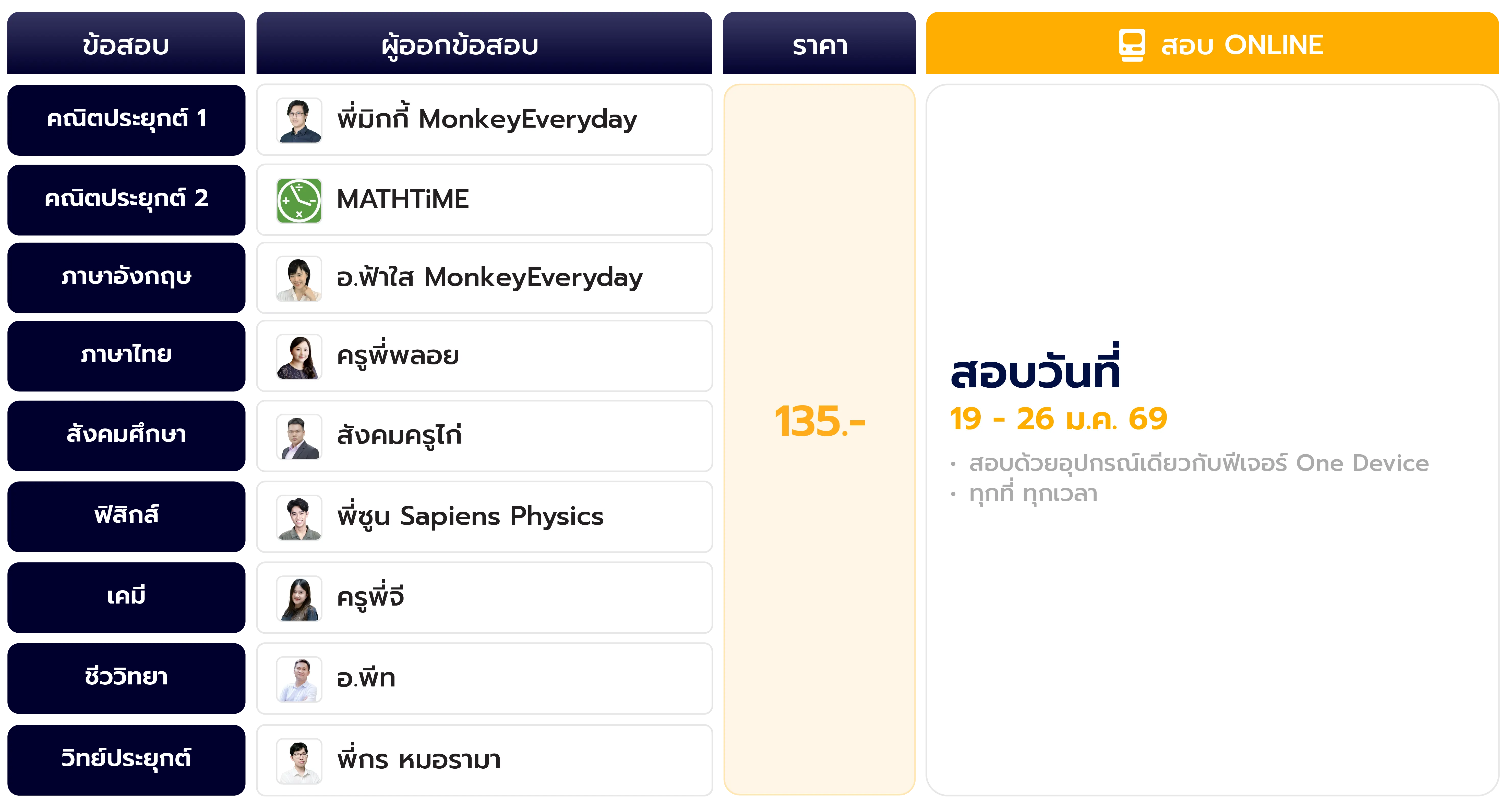 schedule
